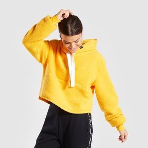 Gymshark Yellpw Borg Pullover - Size M